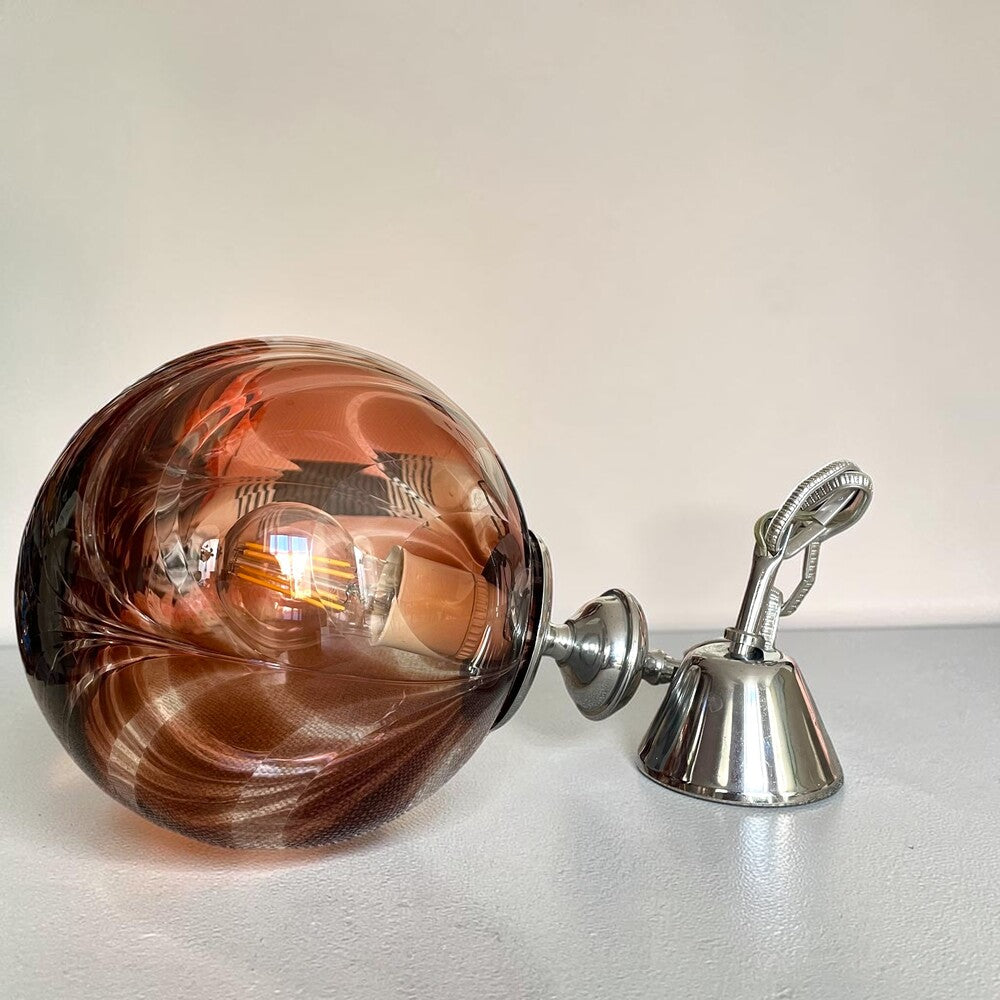 Art Deco Swirl Glass Light