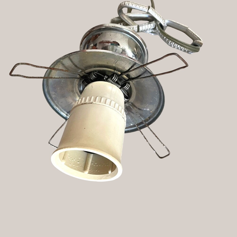 Art Deco Swirl Glass Light