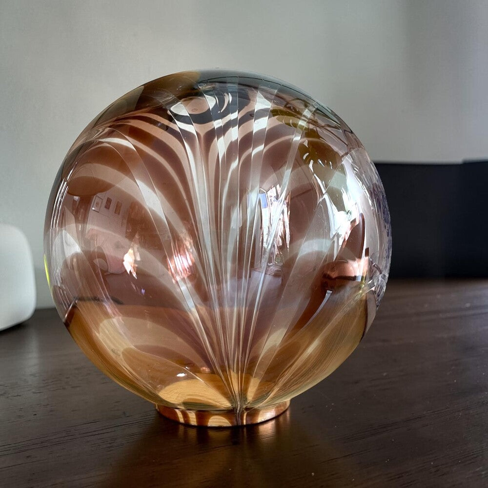 Art Deco Swirl Glass Light