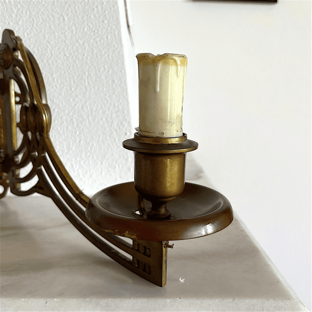 Art Noveau Double Wall Sconce