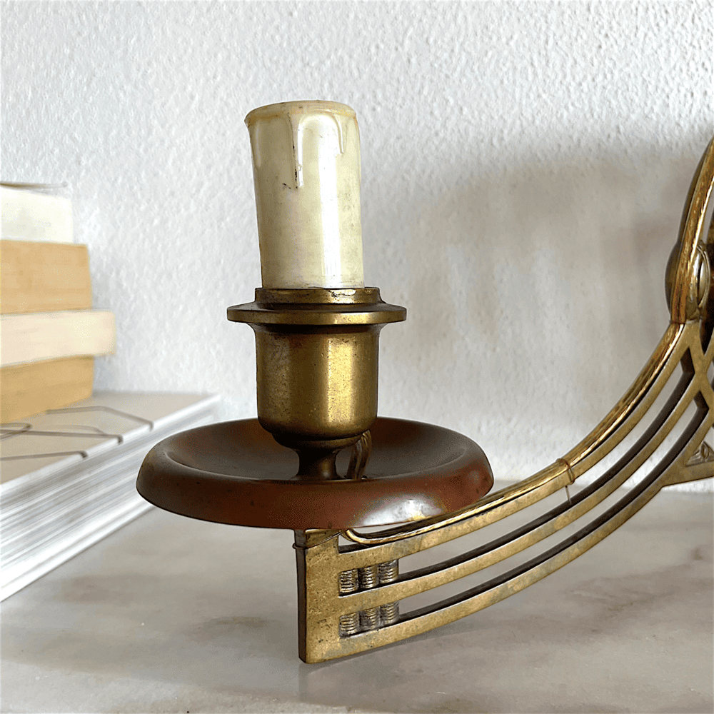 Art Noveau Double Wall Sconce