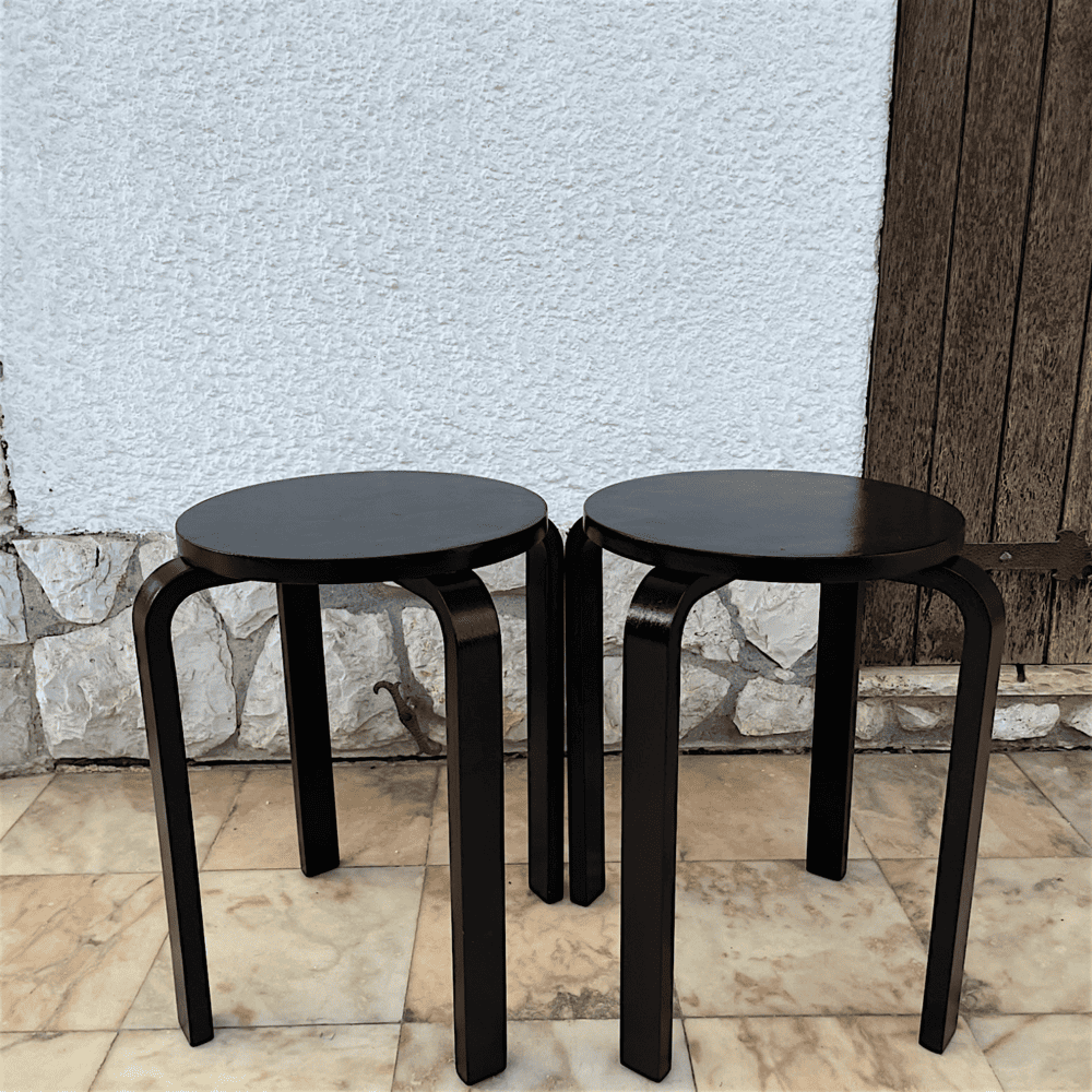 Pair IKEA Frosta shools black