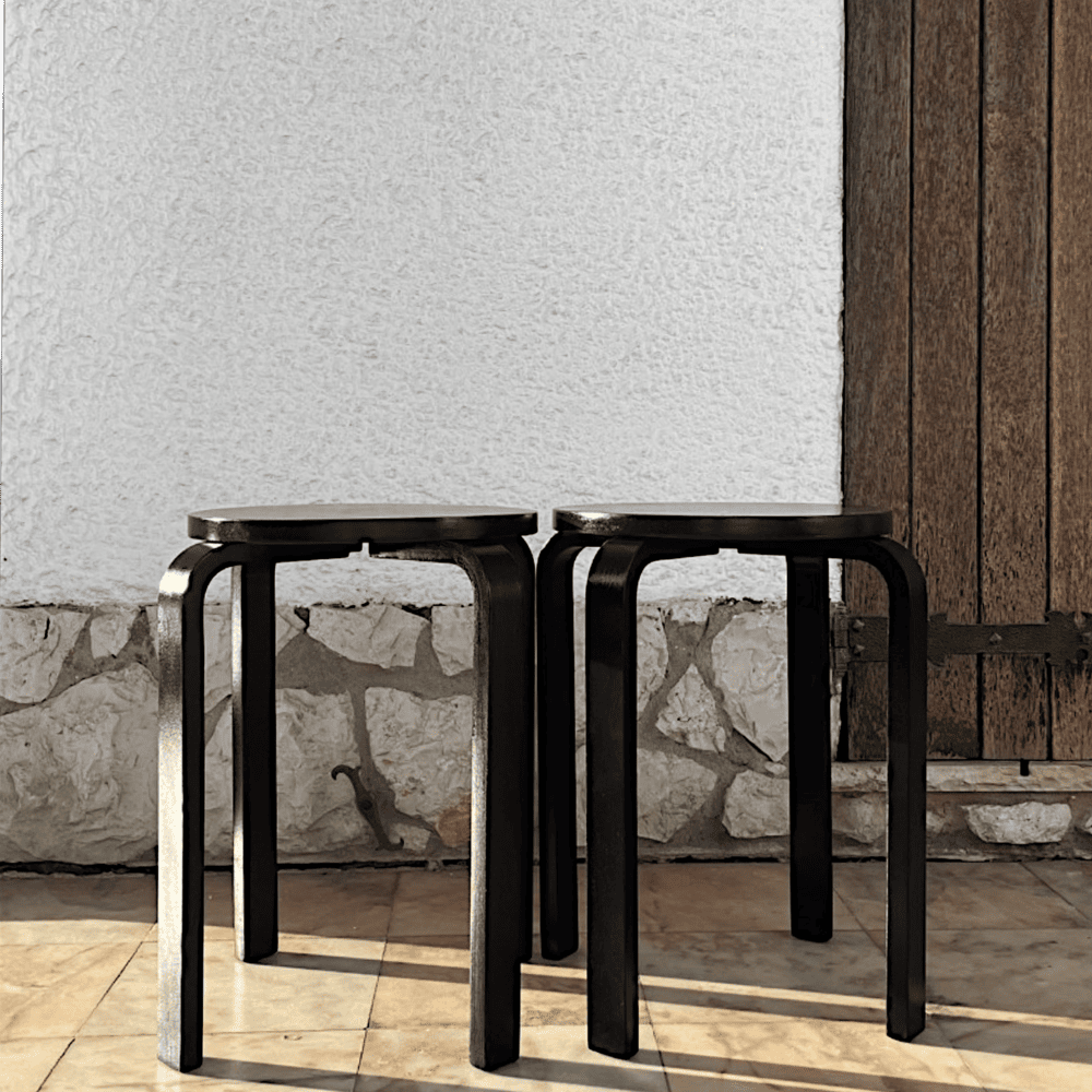 Pair IKEA Frosta shools black