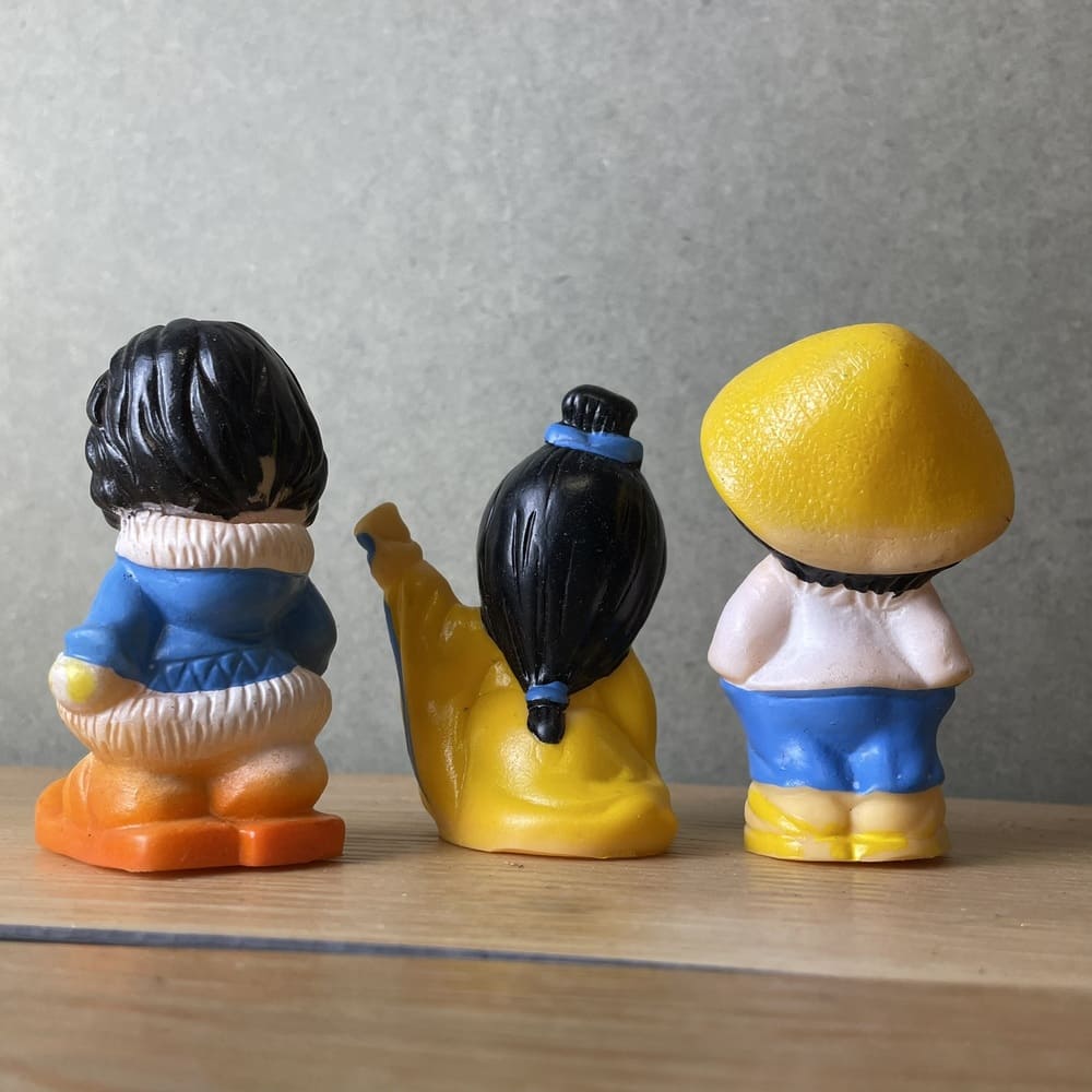 Set of 3 Japanese figurines USSR