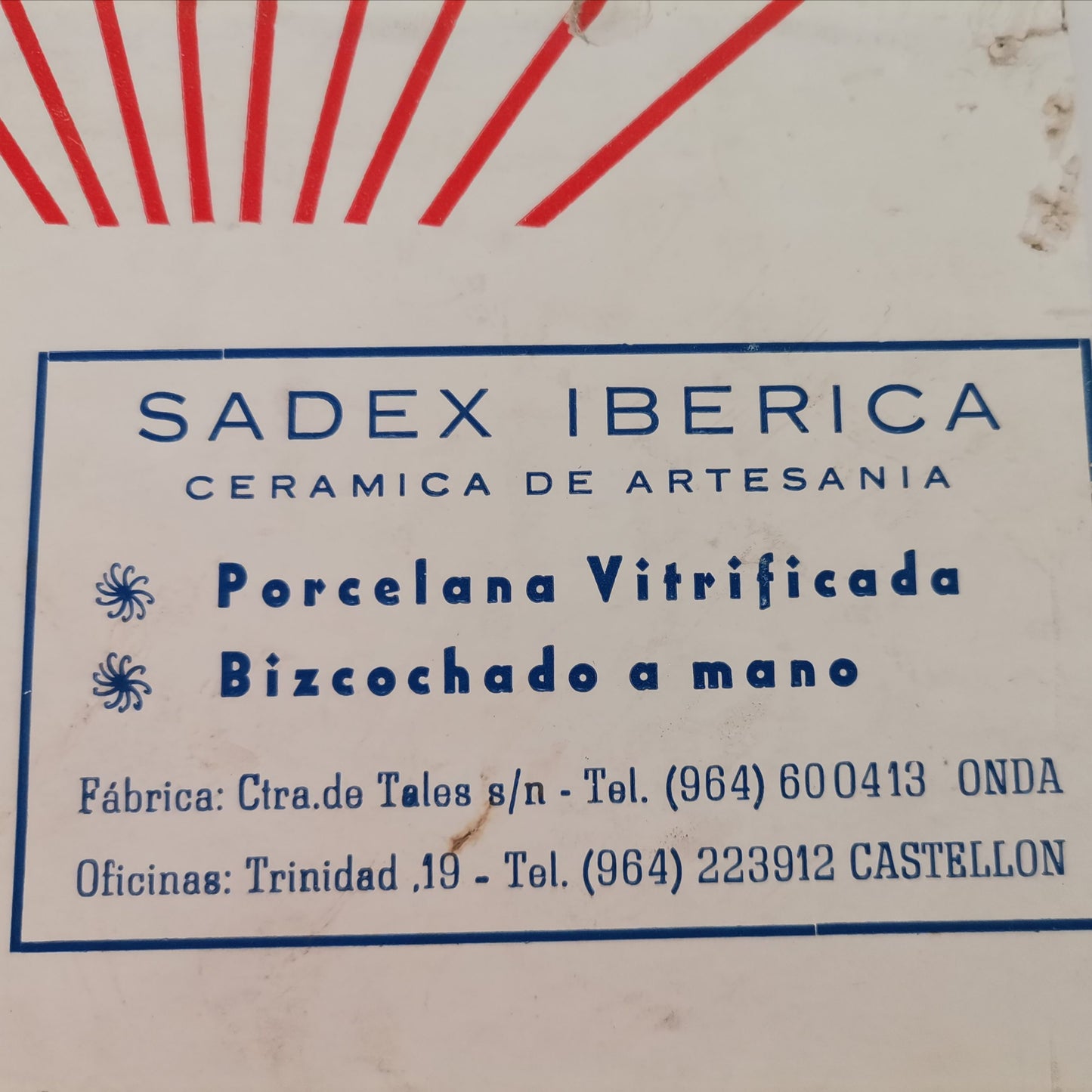 Spanish glazed terracotta ceramic tile art