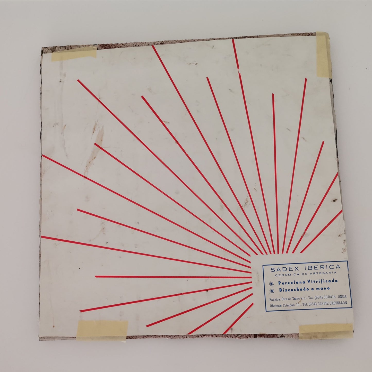 Spanish glazed terracotta ceramic tile art