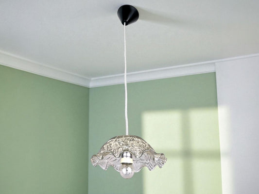 Retro glass kitchen pendant light fixture