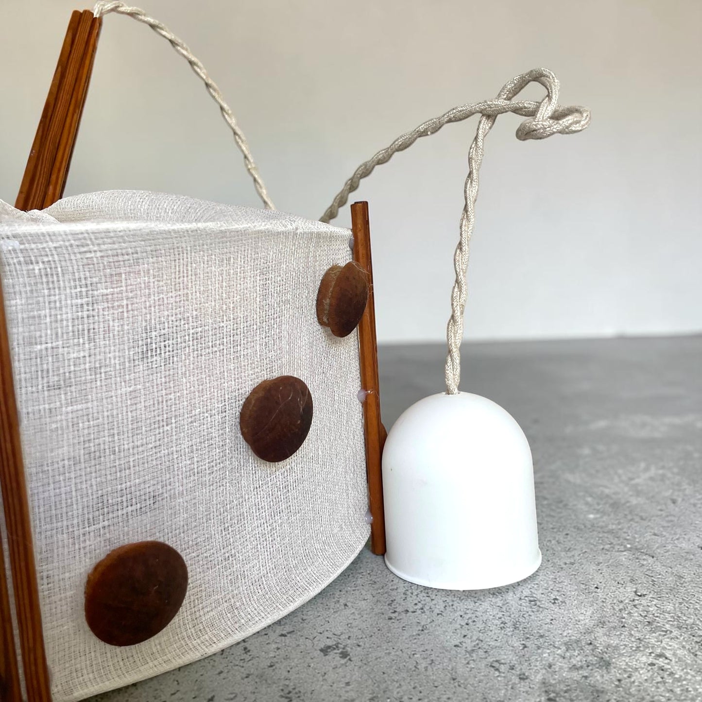 Japandi style pendant light
