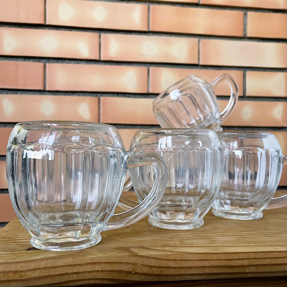 Set of beer glasses 1960s