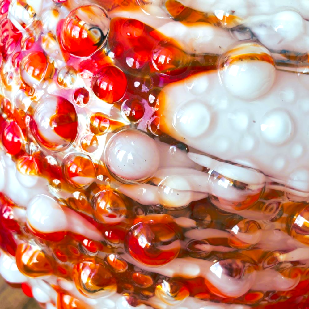 Large Art Glass Statement Pendant
