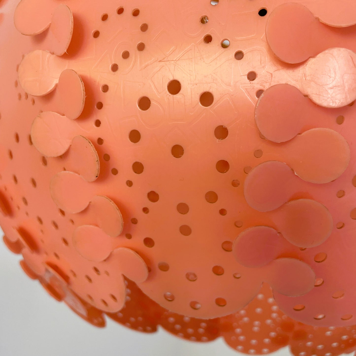 Large Coral Acrylic Light