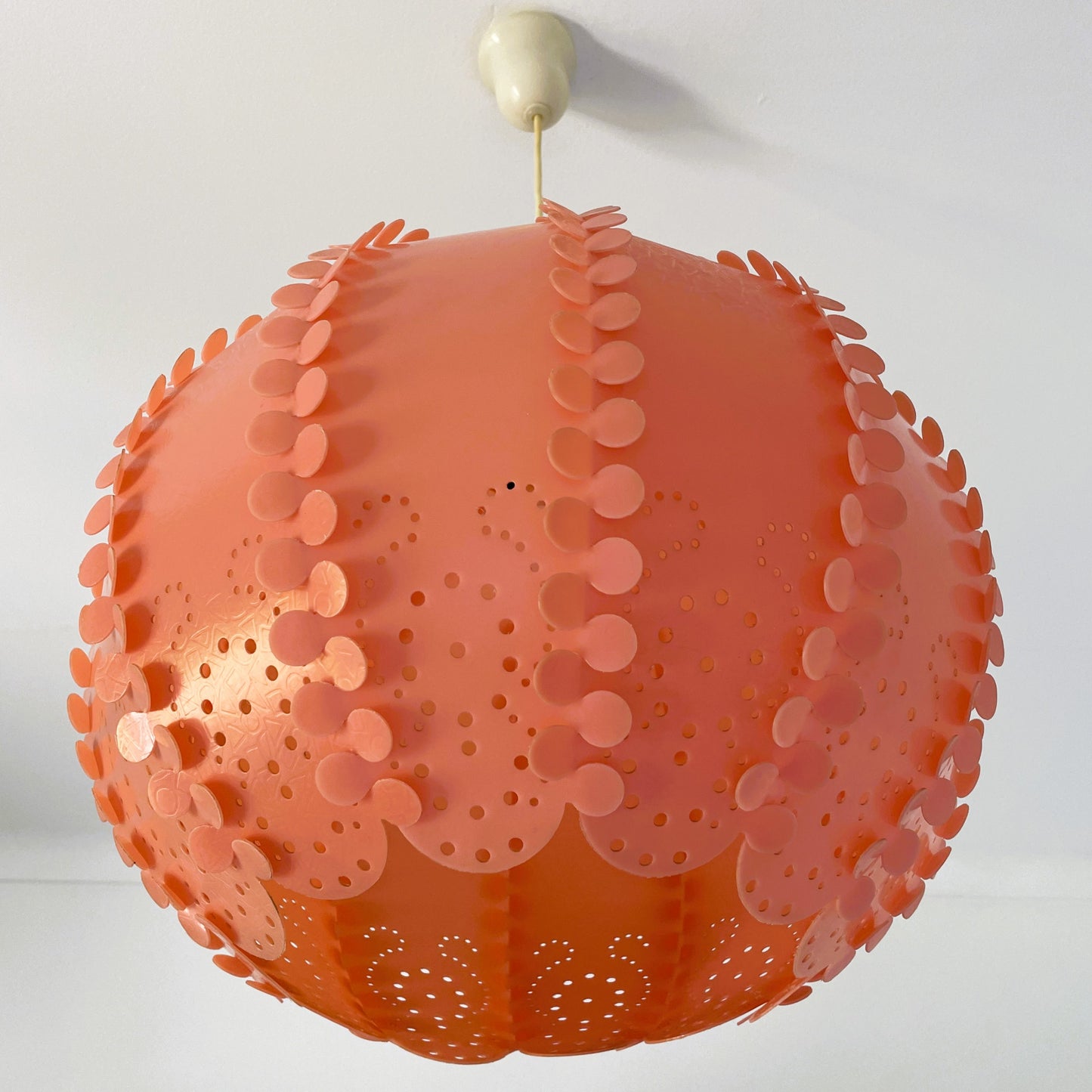 Large Coral Acrylic Light