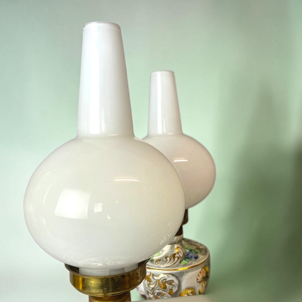 Pair of table lamps by Alcobaça, limited
