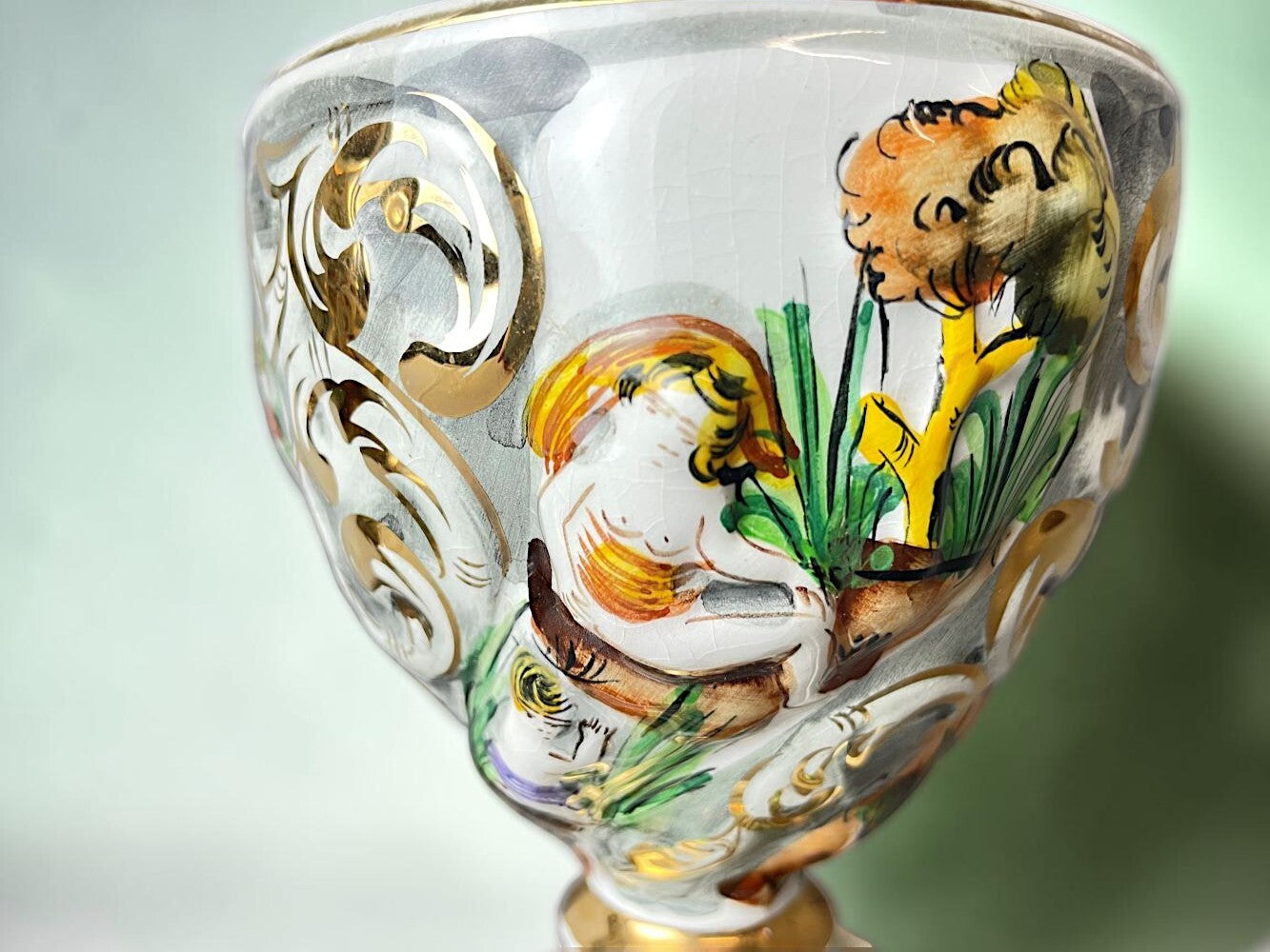 Pair of table lamps by Alcobaça, limited