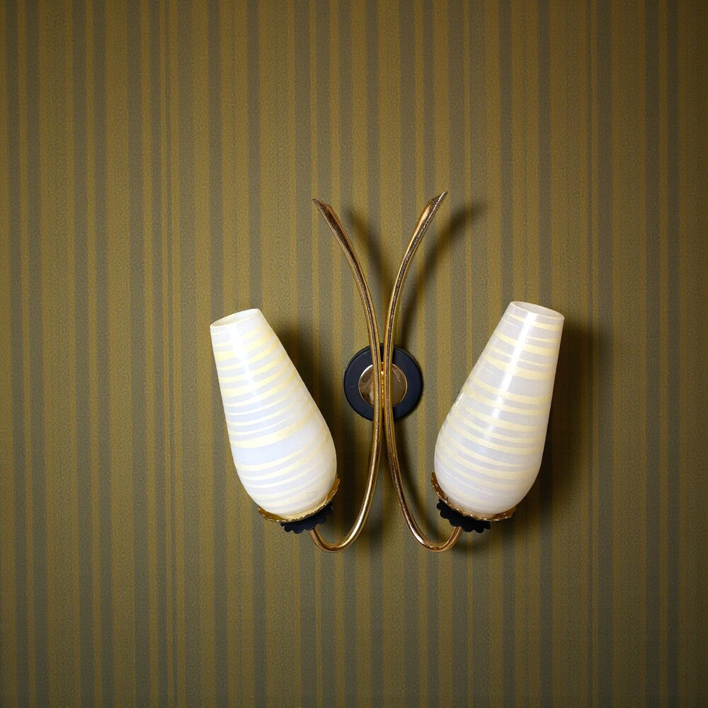 Mid Century Modern Double Wall Sconce