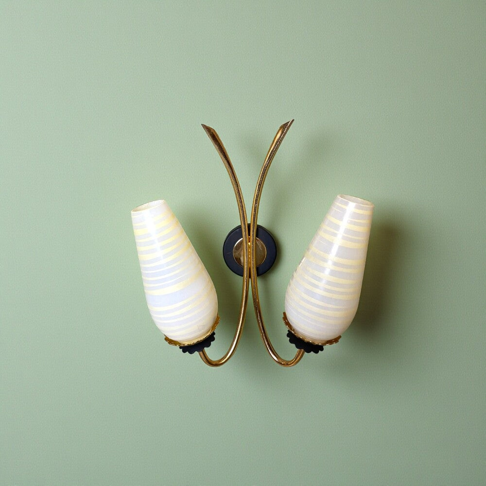 Mid Century Modern Double Wall Sconce