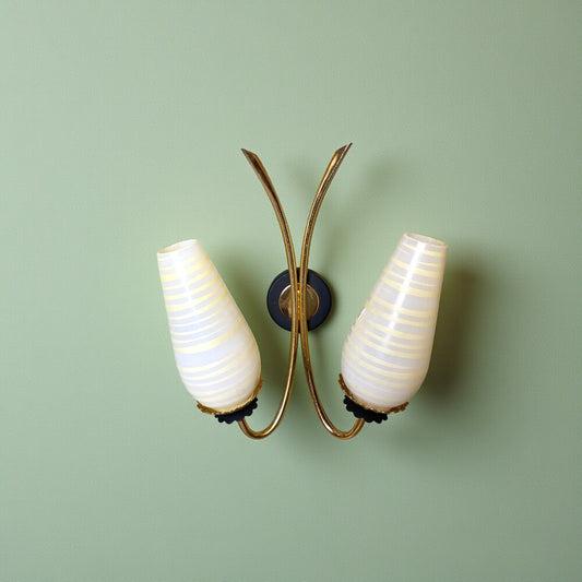 Mid Century Modern Double Wall Sconce