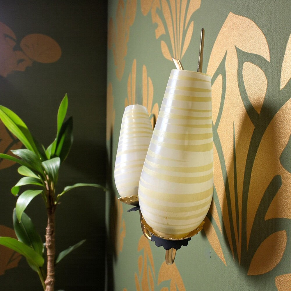 Mid Century Modern Double Wall Sconce