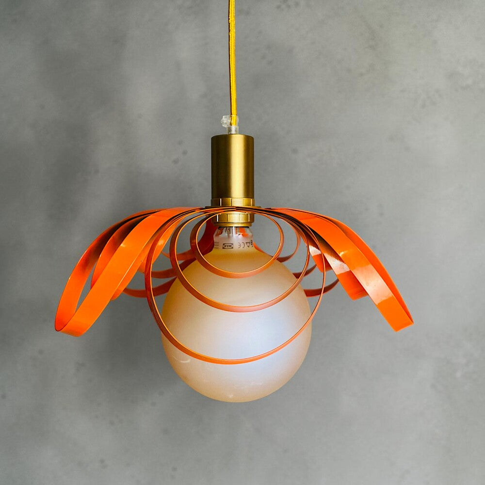 Orange Ribbon Lamp