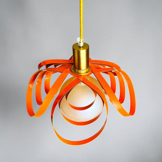 Orange Ribbon Lamp