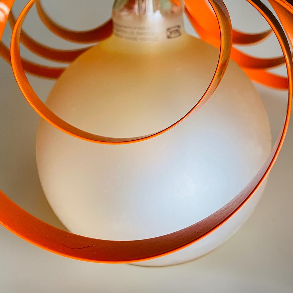 Orange Ribbon Lamp