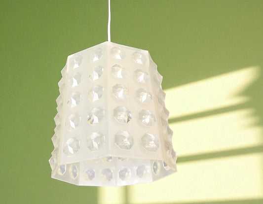 Retro acrylic hanging lamp