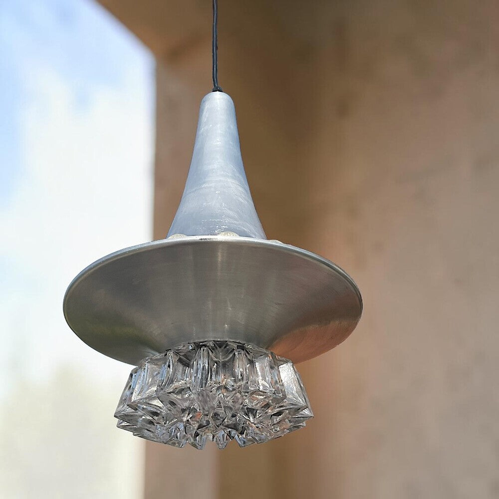 Space Age Metal Pendant