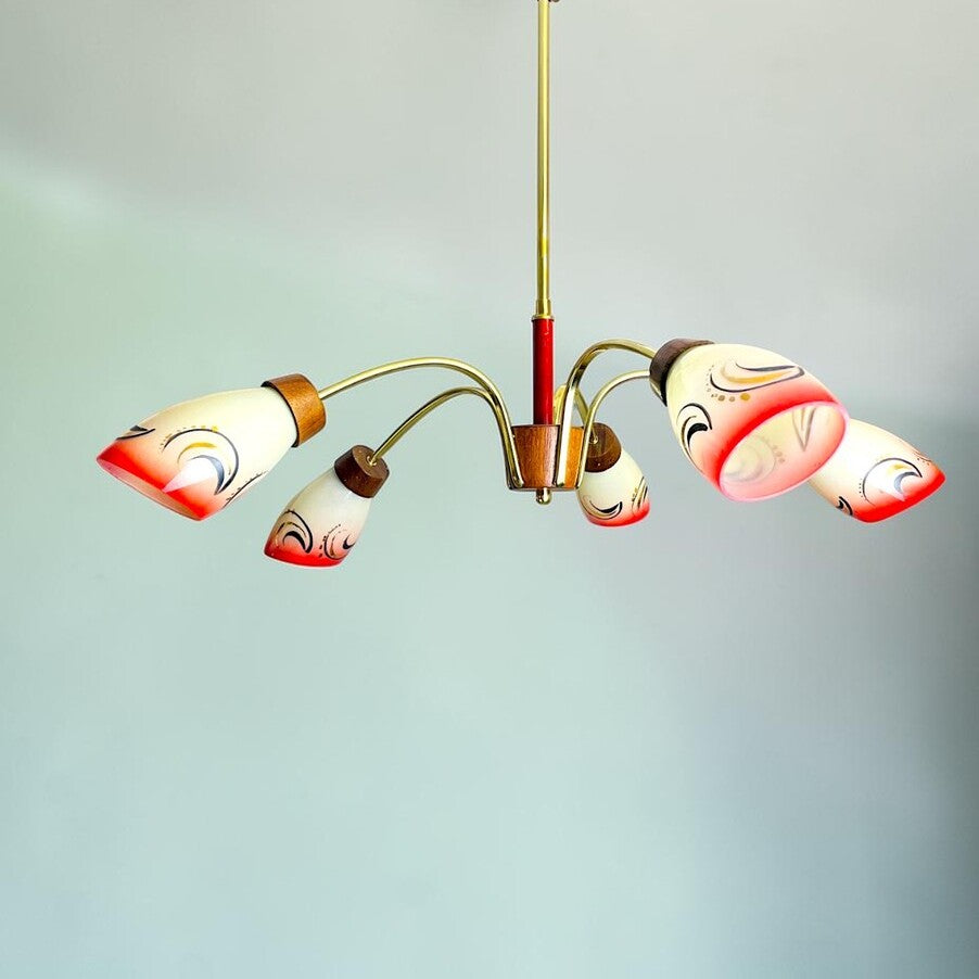 Mid Century Modern Sputnik Chandelier