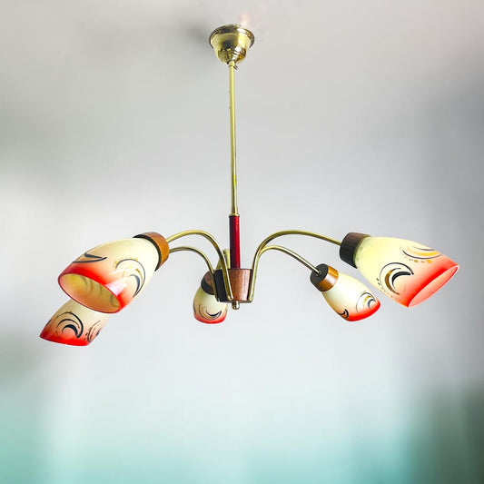 Mid Century Modern Sputnik Chandelier