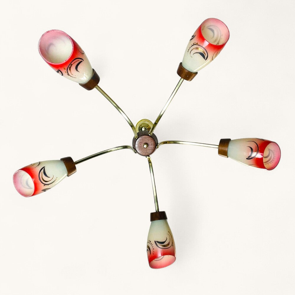 Mid Century Modern Sputnik Chandelier