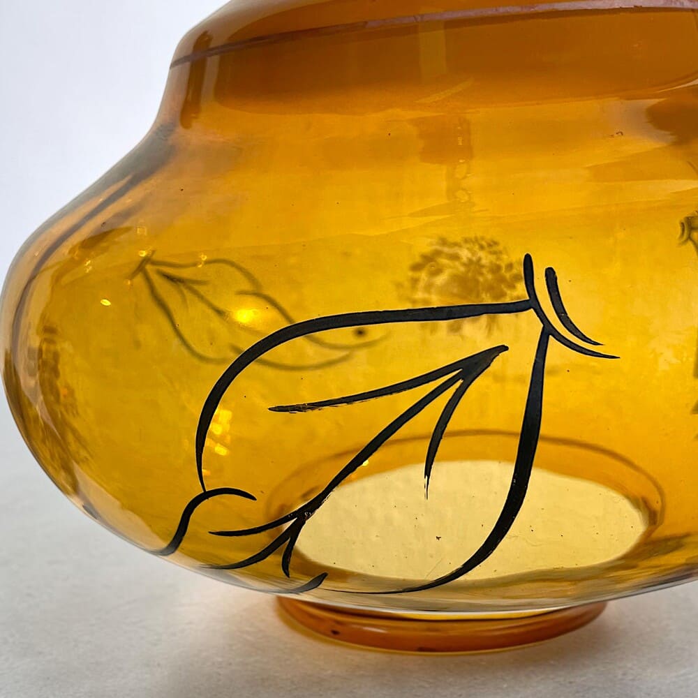 Amber Glass Pendant Light