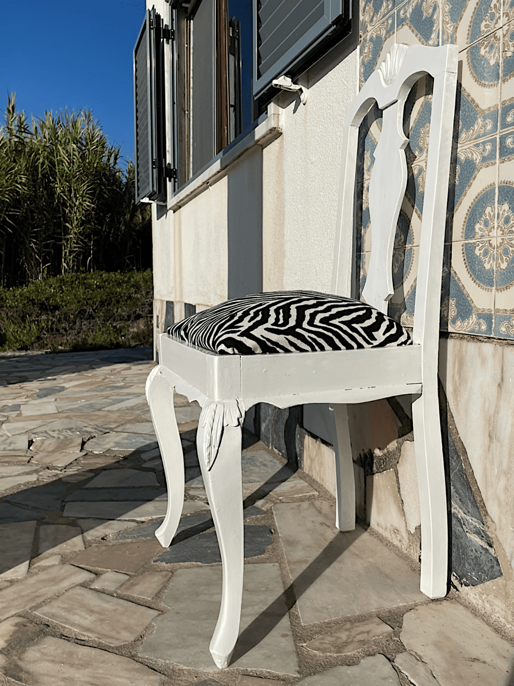 Restored Antique Chair With a Contemporary Redesign