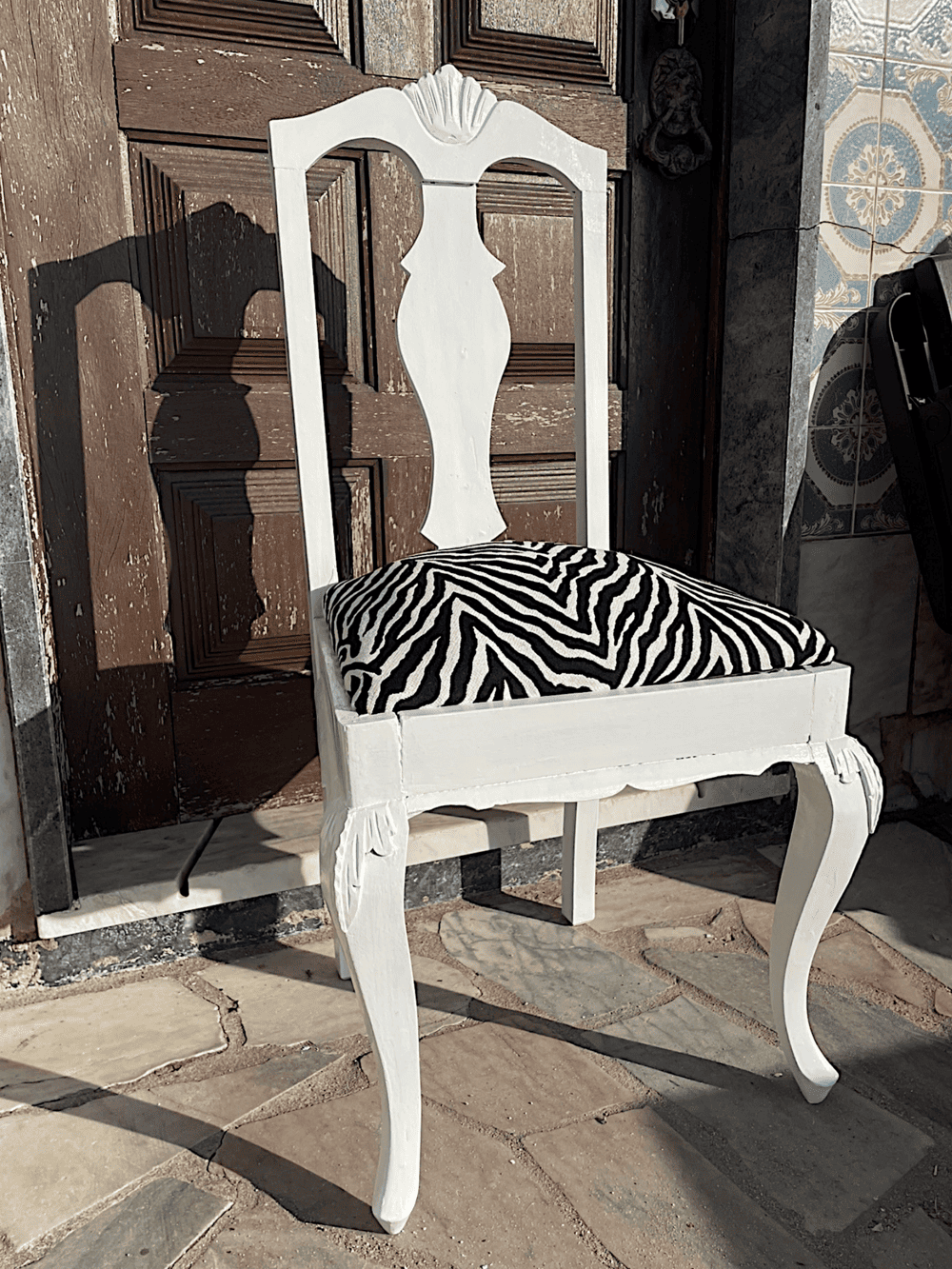 Restored Antique Chair With a Contemporary Redesign