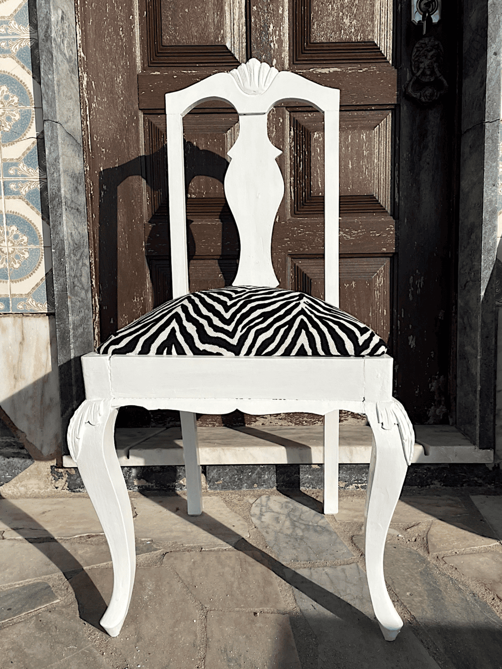 Restored Antique Chair With a Contemporary Redesign