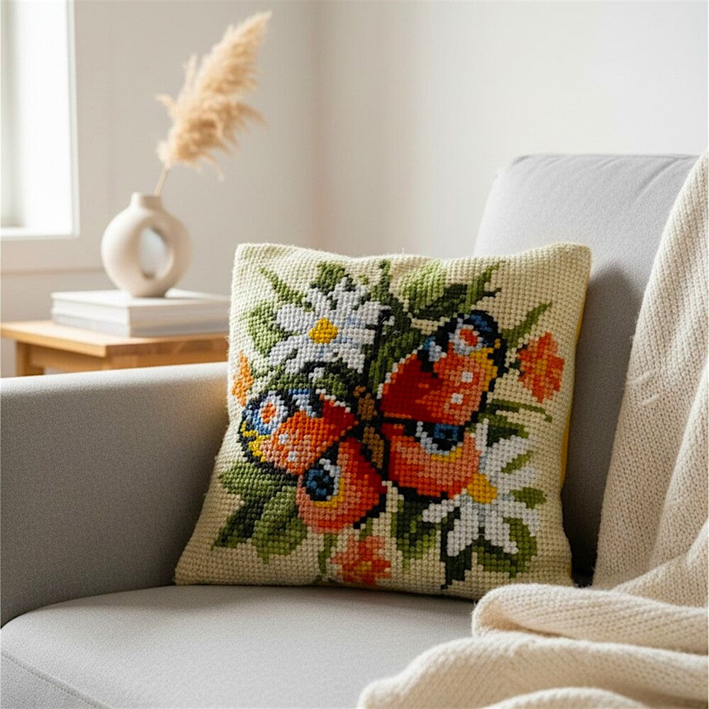 Hand Woven Arraiolos Tapestry Cushion