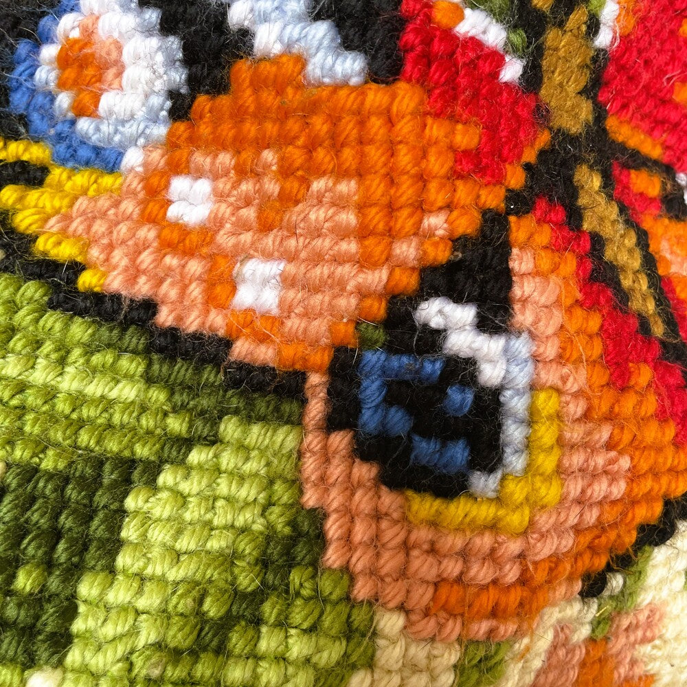 Hand Woven Arraiolos Tapestry Cushion