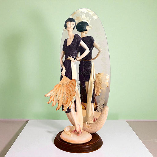 Lady with Fan in style of Giuseppe Armani