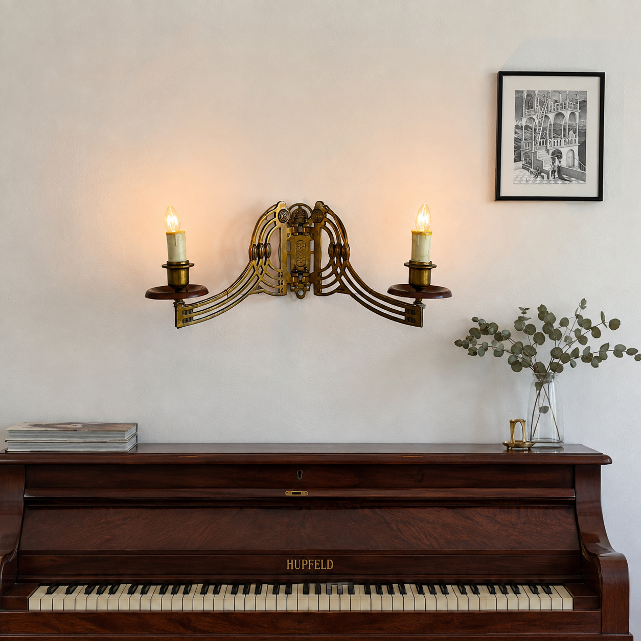 Art Noveau Double Wall Sconce
