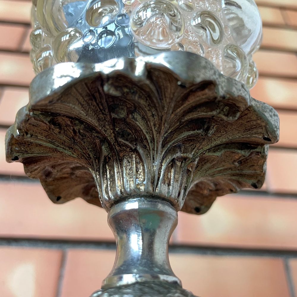 Baroque Inspired Brass Table Lamp