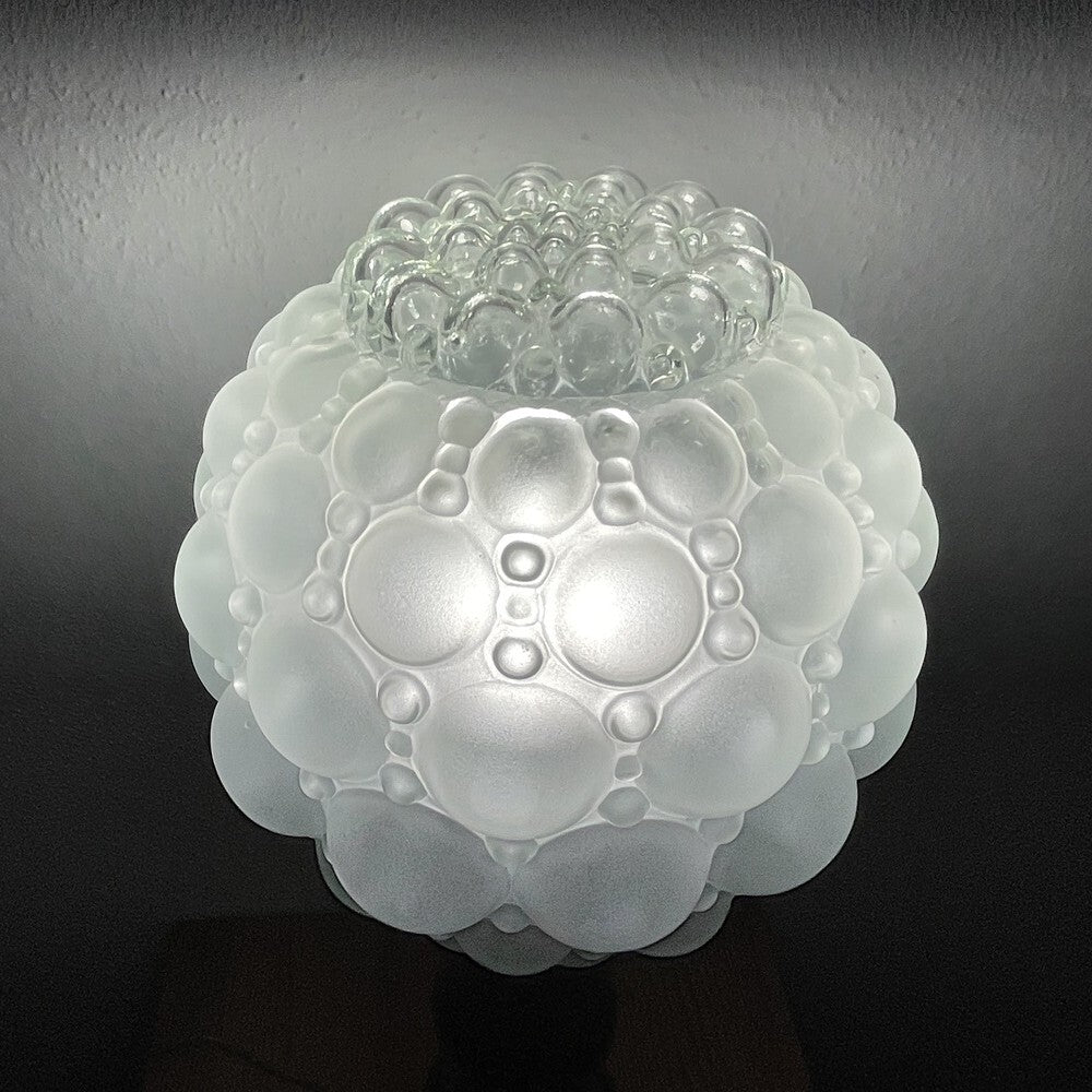 Carved Wood Statement Table Lamp