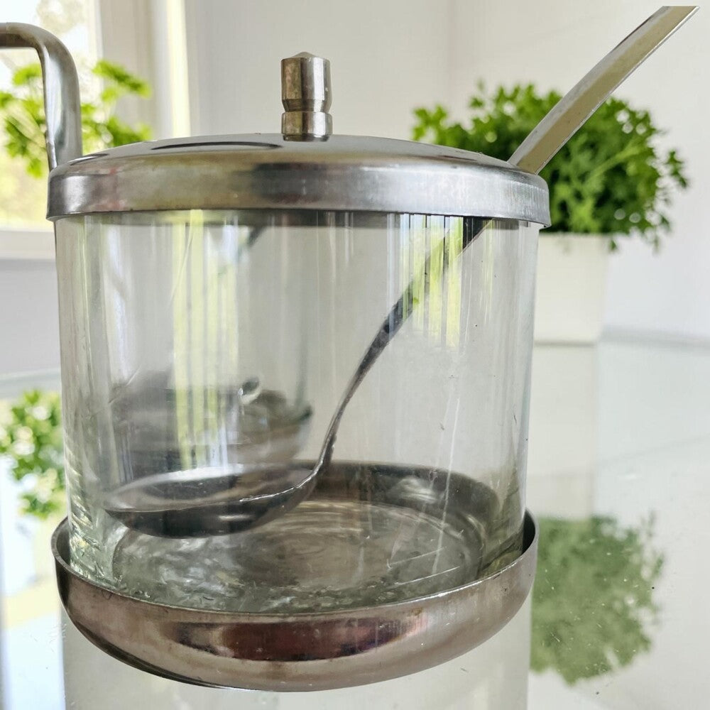 Vintage Twin Bay Rotating Condiment Caddy