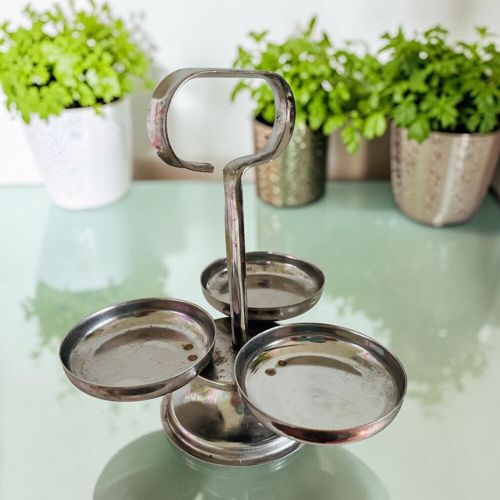 Vintage Twin Bay Rotating Condiment Caddy