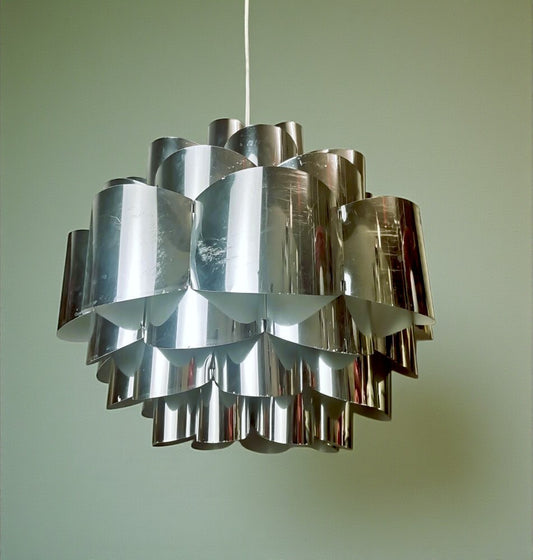 Silver Danish Modern lamp