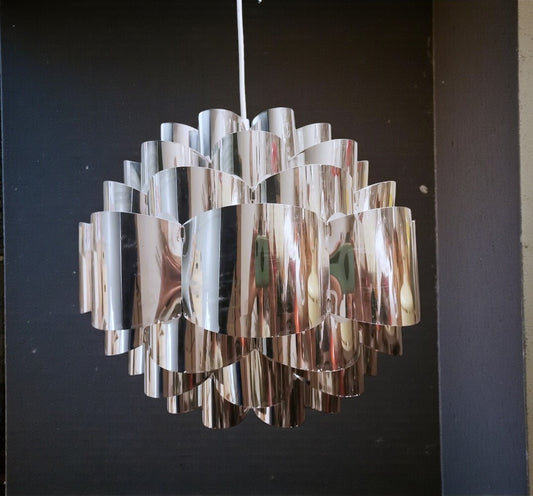 Silver Danish Modern lamp