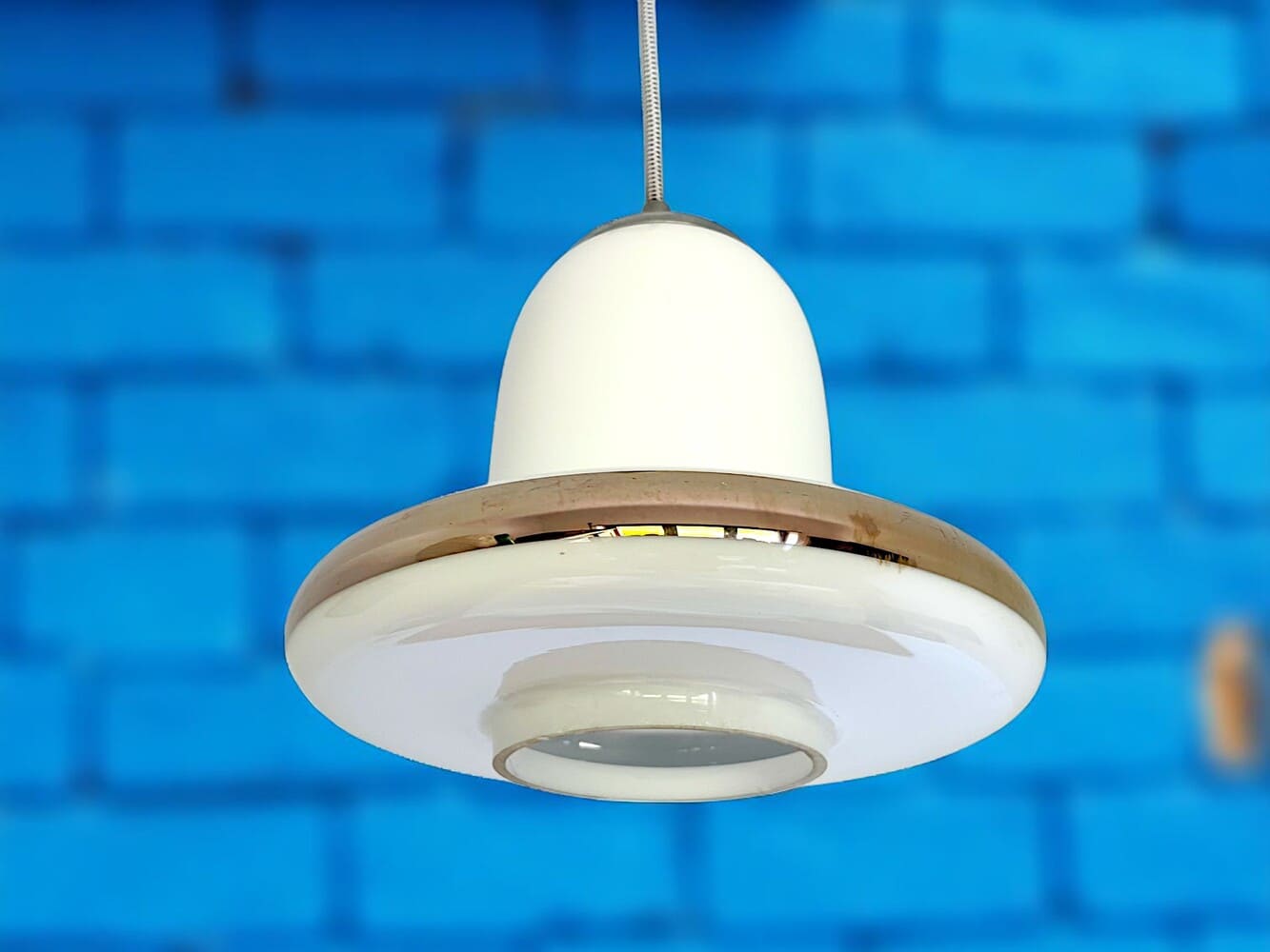 White opaline lamp MCM