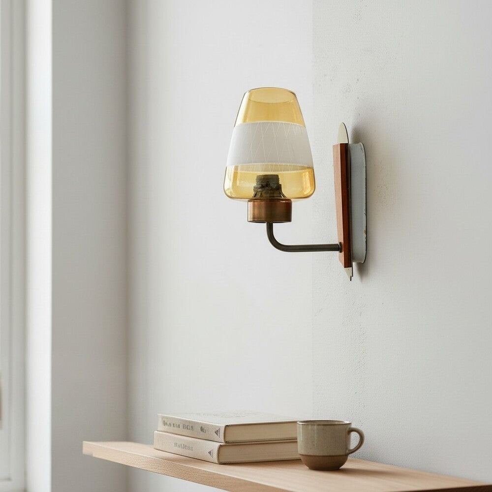 Danish Teak Wall Sconce