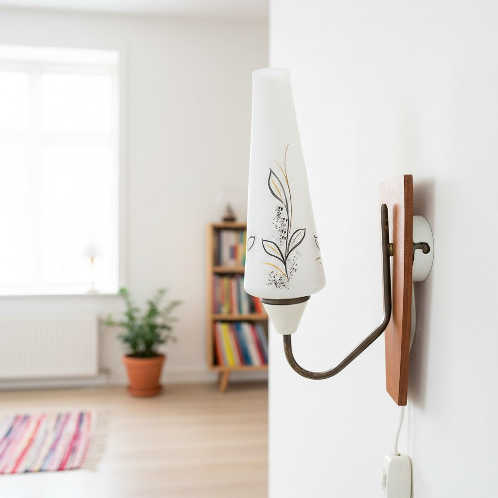 Danish Modern Teak Sconce