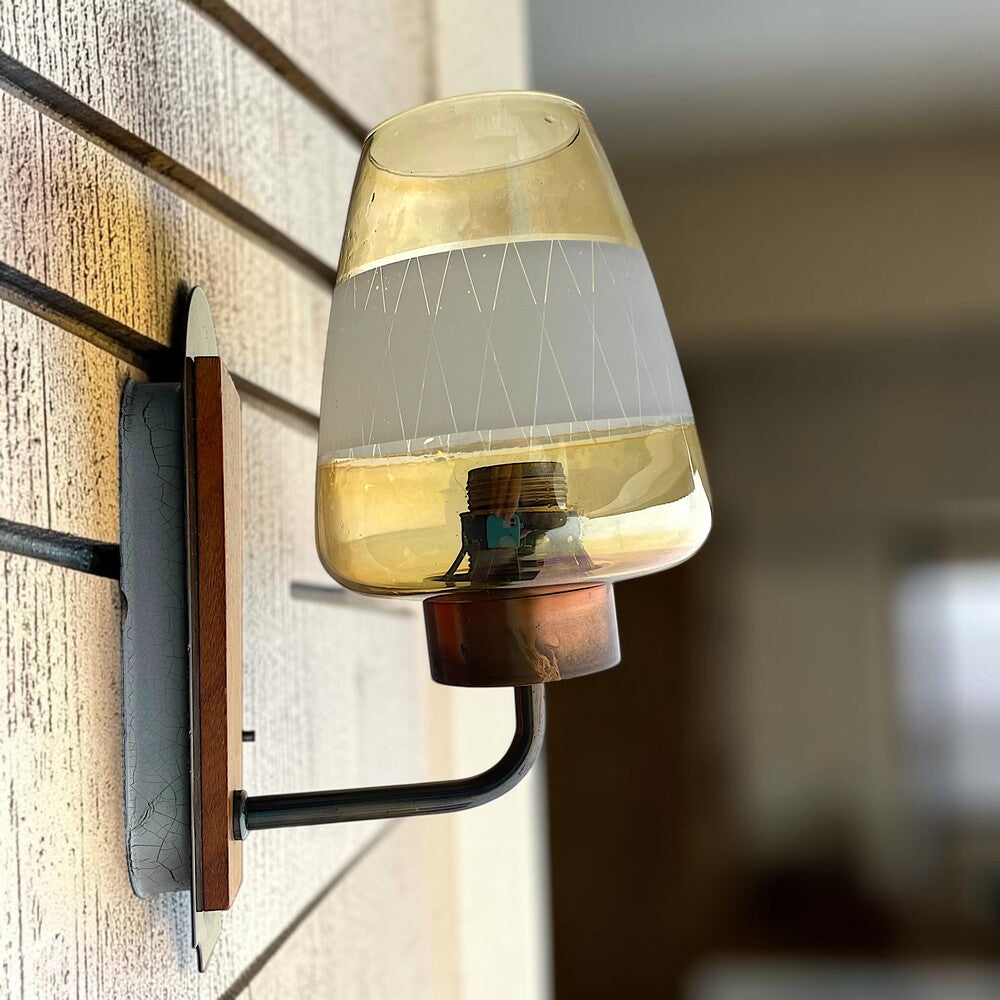 Danish Teak Wall Sconce