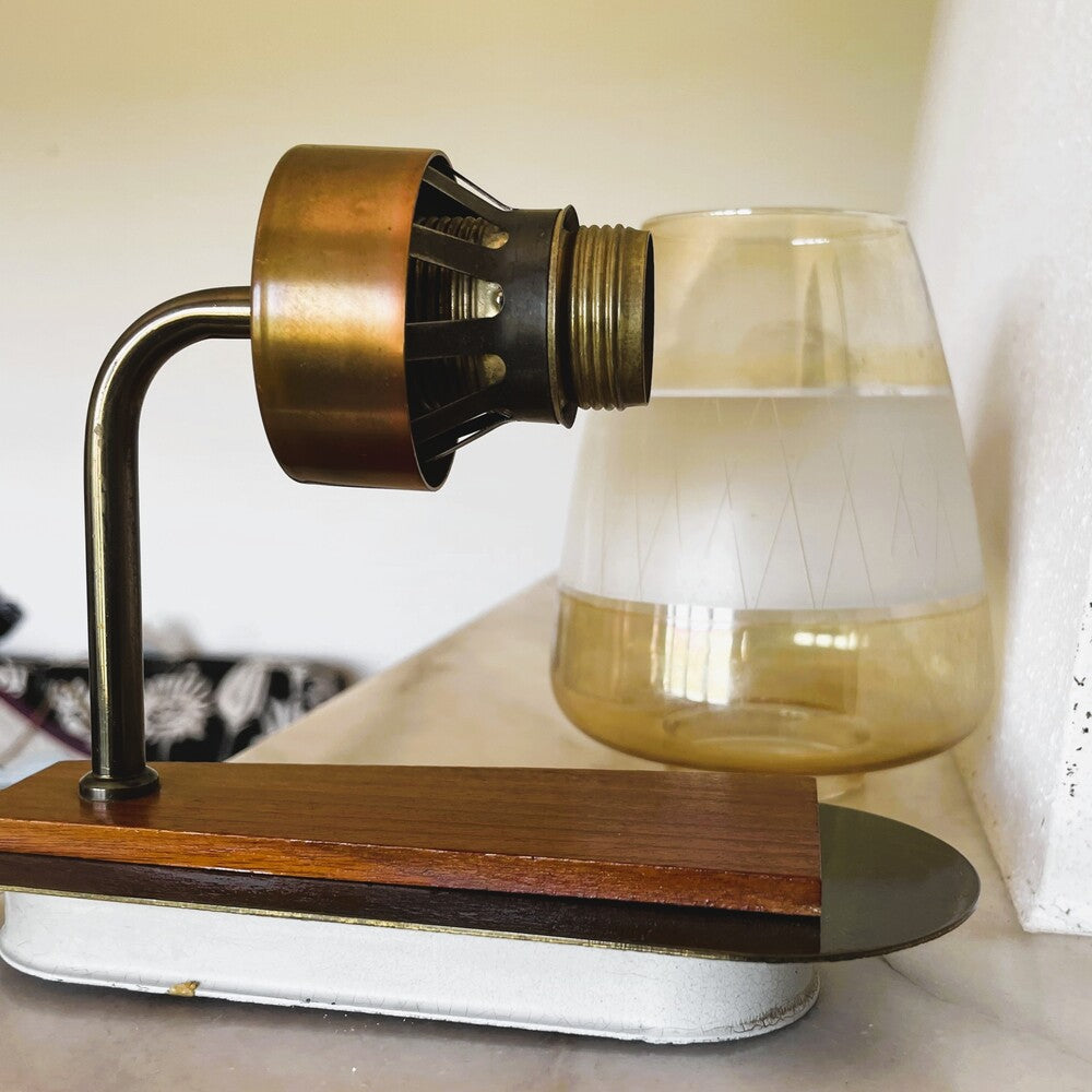 Danish Teak Wall Sconce