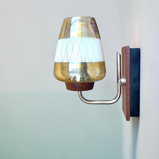 Danish Teak Wall Sconce
